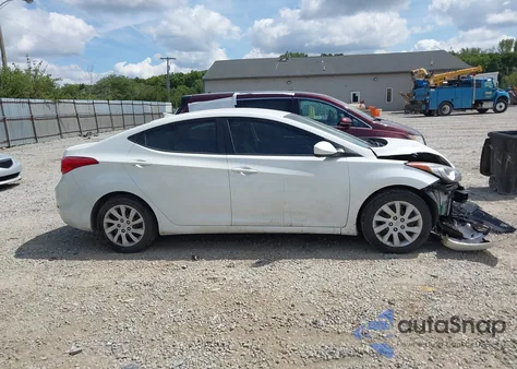 2013 Hyundai Elantra Gls из США, поврежденный, VIN 5NPDH4AE6DH172893